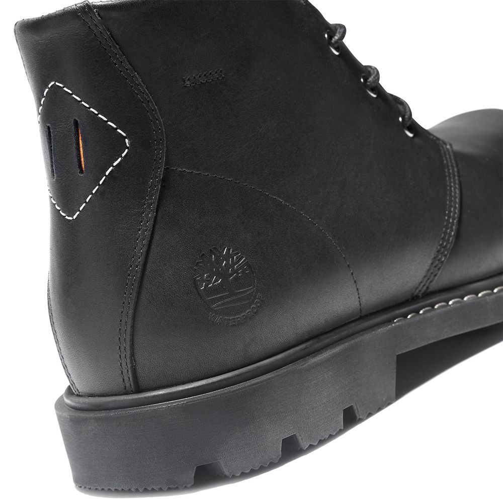 Timberland Chukka Μποτακια Ανδρικα Μαυρα - Belanger Ek+ Waterproof - Greece 2497501-PT